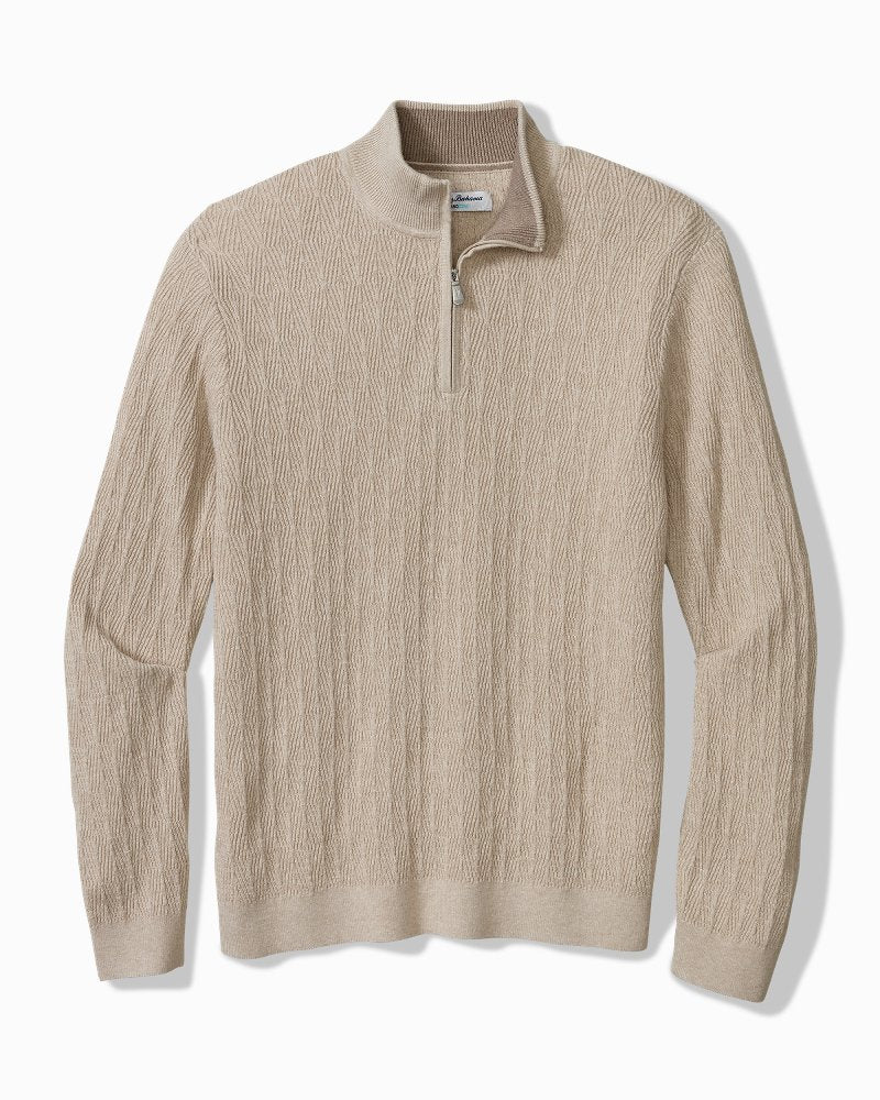 Coolside Madeira IslandZone Half-Zip - Moonstone Heather