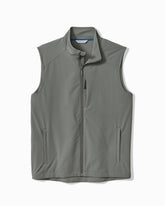 Island Clubhouse Pro Full-Zip Performance Vest - Spa Stone