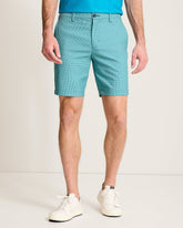 Barbados Pro Vista Check IslandZone 9-Inch Shorts - Seven Seas
