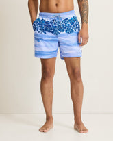 Naples Sapphire Shores 6-Inch Swim Trunks - Dockside Blue