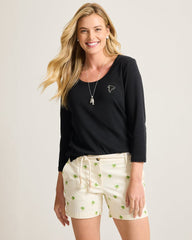 NFL Ashby Isles 3/4-Scoop-Neck T-Shirt - atlanta_falcons