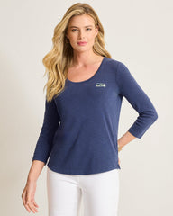 NFL Ashby Isles 3/4-Scoop-Neck T-Shirt - seattle_seahawks
