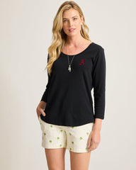Collegiate Ashby Isles 3/4-Scoop-Neck T-Shirt - alabama