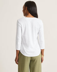 Collegiate Ashby Isles 3/4-Scoop-Neck T-Shirt - michigan_state