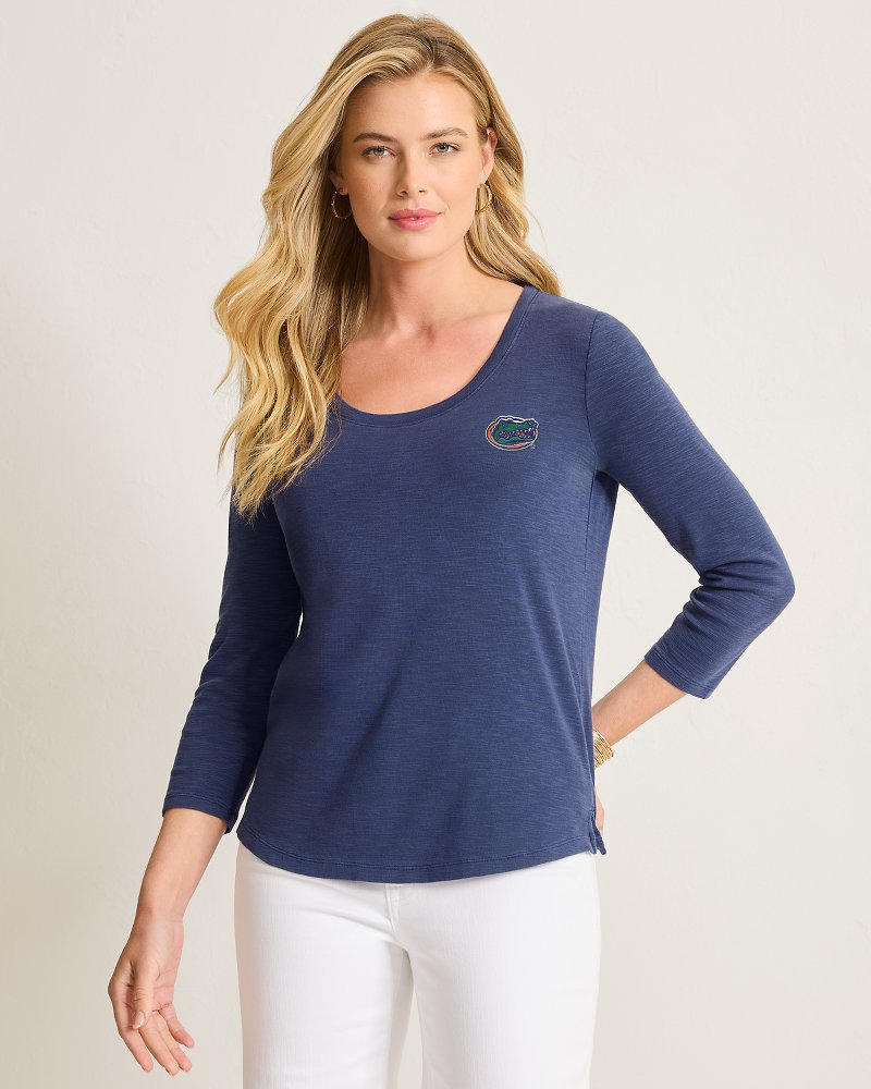 Collegiate Ashby Isles 3/4-Scoop-Neck T-Shirt - Florida