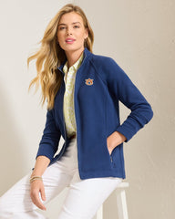 Collegiate Aruba Full-Zip Sweatshirt - auburn
