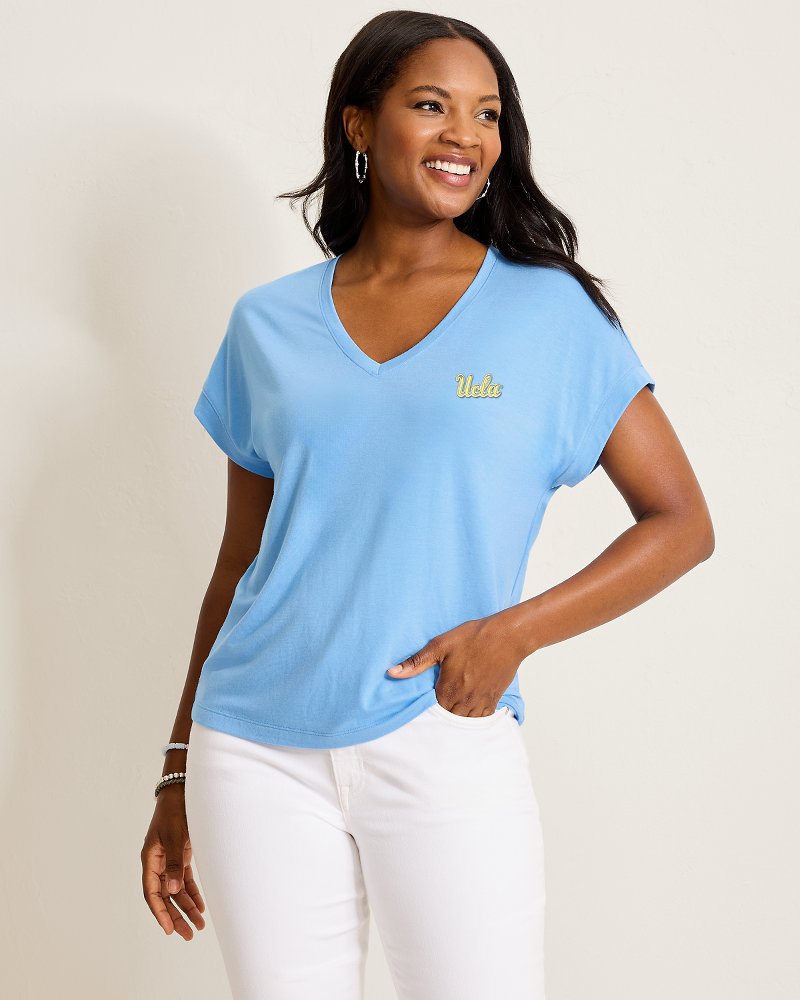 Collegiate Kauai V-Neck Shirt - UCLA