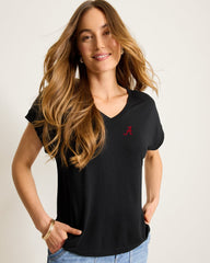 Collegiate Kauai V-Neck Shirt - alabama