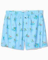 Big & Tall Seersucker Boxers - Dusty Teal