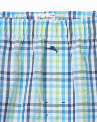Seersucker Boxers - Bright White