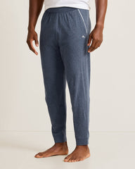 Big & Tall Jersey Lounge Joggers - Heathered Blue