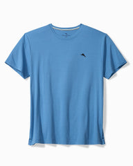 Big & Tall Solid Marlin Jersey Short-Sleeve T-Shirt - Med Blue