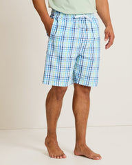 Big & Tall Seersucker Pajama Shorts - Bright White