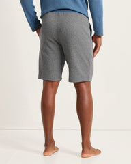 Big & Tall Interlock Pajama Shorts - Dark Grey Heather