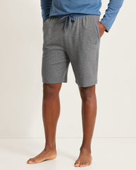Big & Tall Interlock Pajama Shorts - Dark Grey Heather