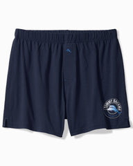 Big & Tall Solid Marlin Jersey Boxers - Deep Navy
