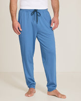 Big & Tall Piqué Joggers - Heathered Blue