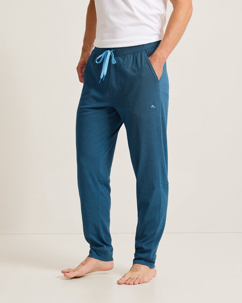 Piqué Joggers - Navy