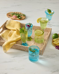 7.1-oz. Bubble Mimosa Glass - Green