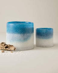 Sea Salt & Coastal Mist Frosted Glass 3-Wick 44-oz. Candle - Sea Salt