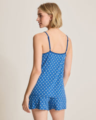 Jersey Tank Top & Boxers Pajama Set - Coastline Navy