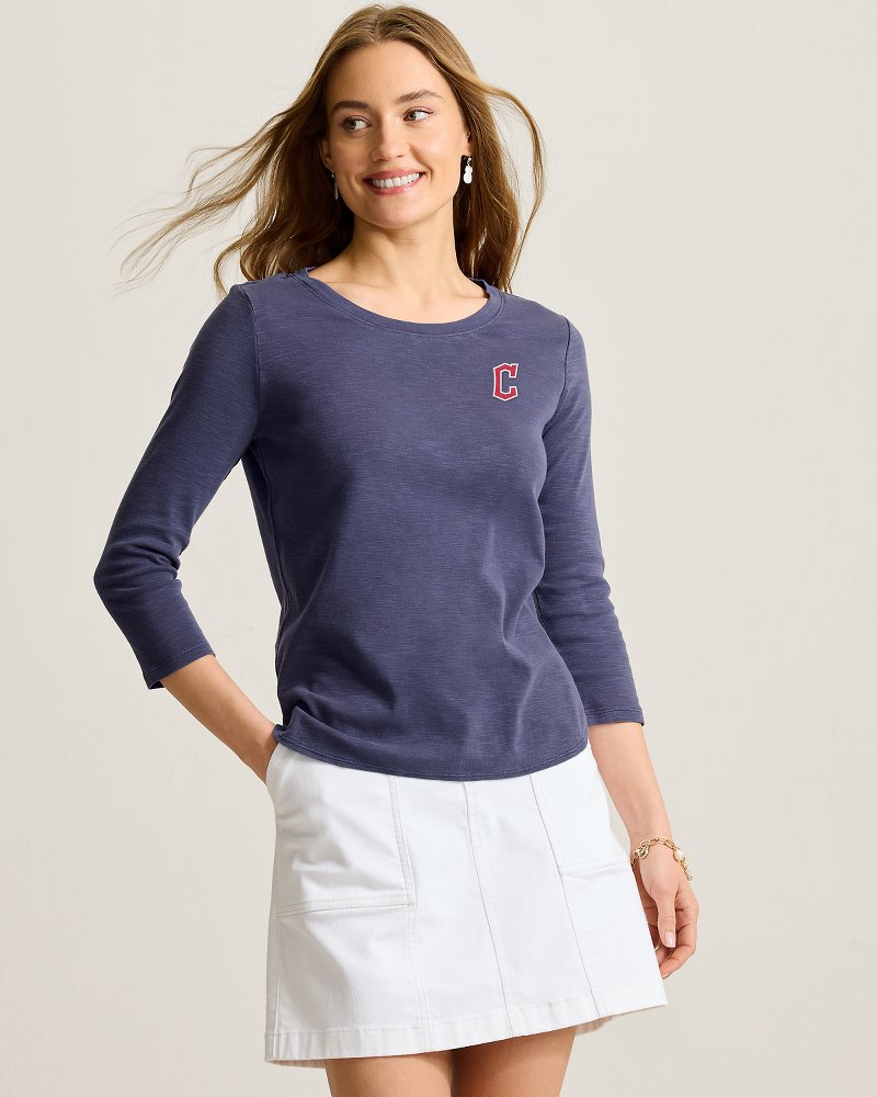 MLB Ashby Isles 3/4-Sleeve T-Shirt - cleveland_guardians