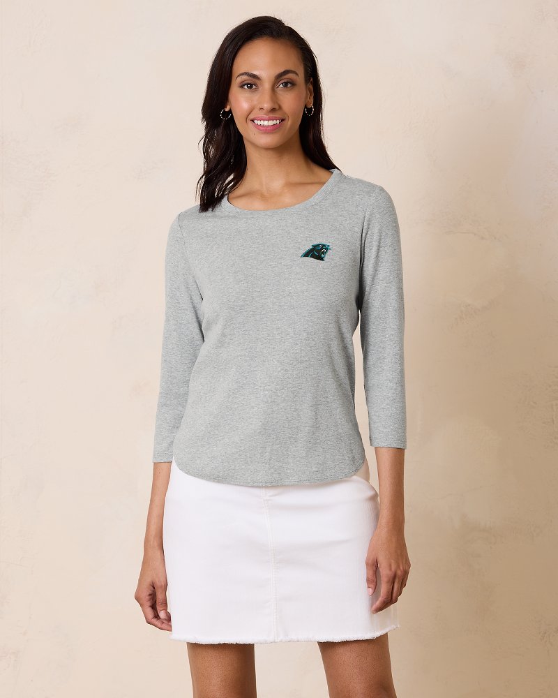 NFL Ashby Isles 3/4-Sleeve T-Shirt - carolina_panthers