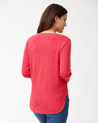 Collegiate Ashby Isles Rib 3/4-Sleeve T-Shirt - texas_tech