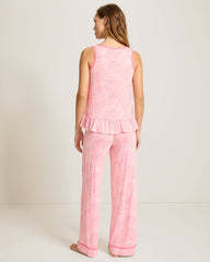 Jersey Tank Top & Pants Pajama Set - Rose Blush