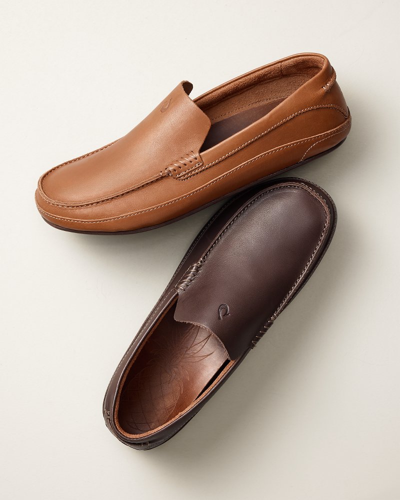 Tommy Bahama Exclusive Men's OluKai Niolo Driver Slip-On Shoes - Fox