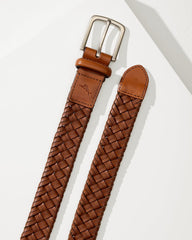 Big &amp; Tall Stretch Braid Belt - Tan