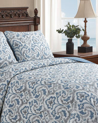 Cape Verde 3-Piece King Quilt Set - Grey