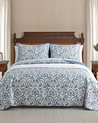 Cape Verde 3-Piece King Quilt Set - Grey