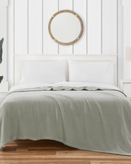 Bahama Coast Pelican Gray King Blanket - Grey