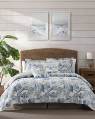 Raw Coast Reversible 3-Piece King Comforter Set - Blue