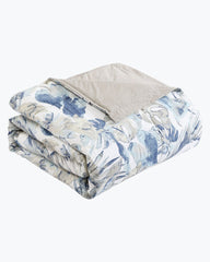 Raw Coast Reversible California King Comforter Set - Blue