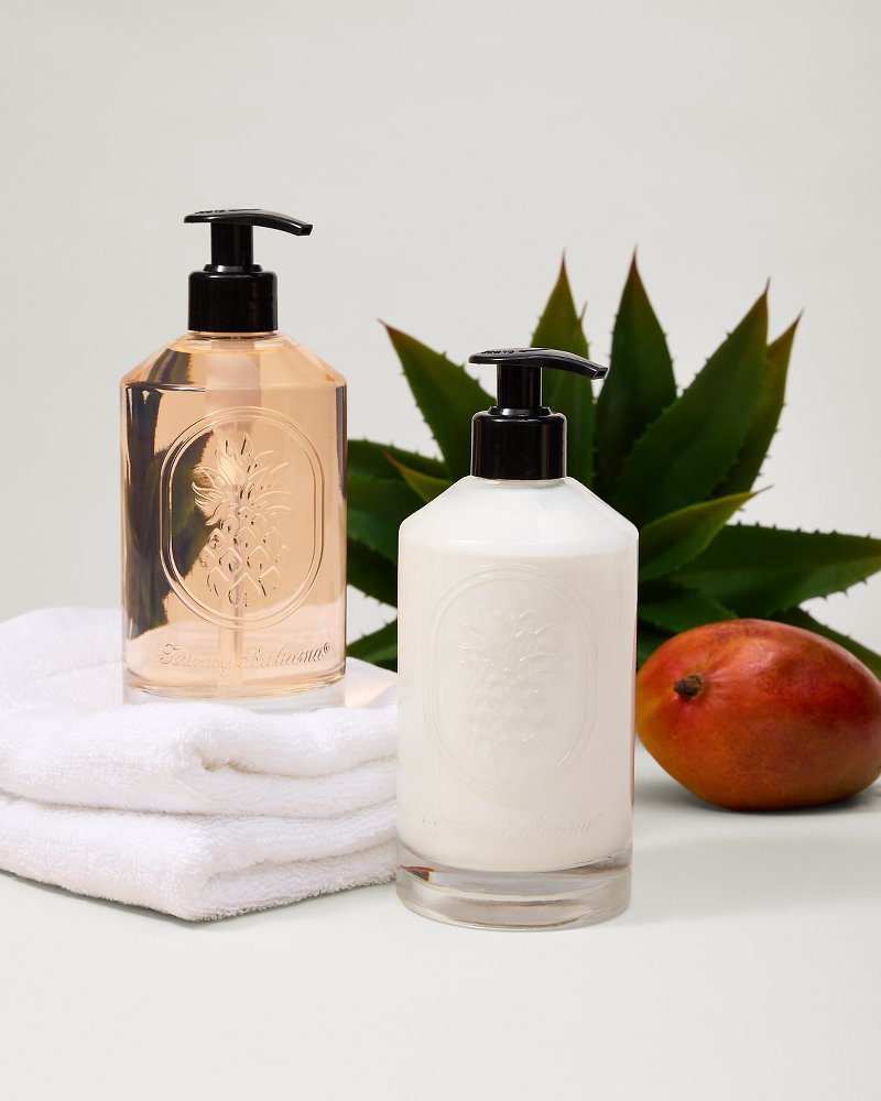 Maui Mango Glass Hand Soap &amp; Lotion Set - Maui Mango