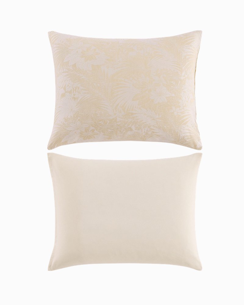 Island Estate Beachside Blooms 3-Piece Full/Queen Duvet Cover Set - Beige