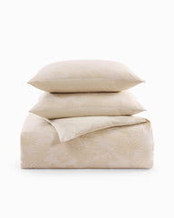 Island Estate Beachside Blooms 3-Piece King Duvet Cover Set - Beige