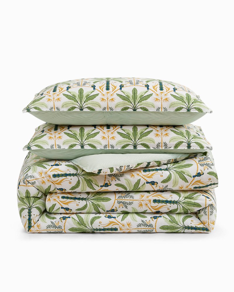 Mystic Palms Reversible 3-Piece Full/Queen Comforter Set - Multicolor