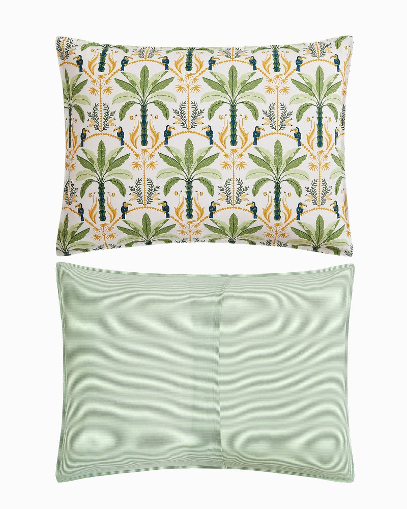 Mystic Palms Reversible 3-Piece King Comforter Set - Multicolor