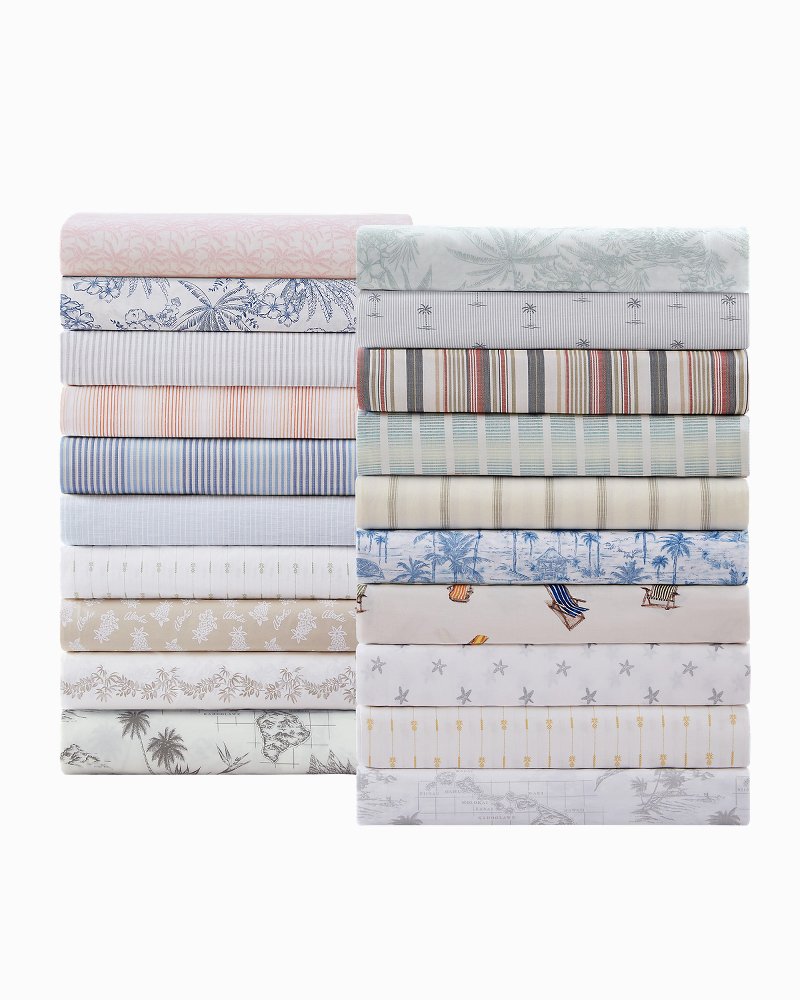 Bahama Weekend Stripe 3-Piece Twin Sheet Set - Island Blue