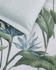 Birds of Paradise Reversible 3-Piece King Comforter Set - Blue/Greenblue