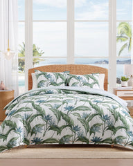 Birds of Paradise Reversible 3-Piece King Comforter Set - Blue/Greenblue