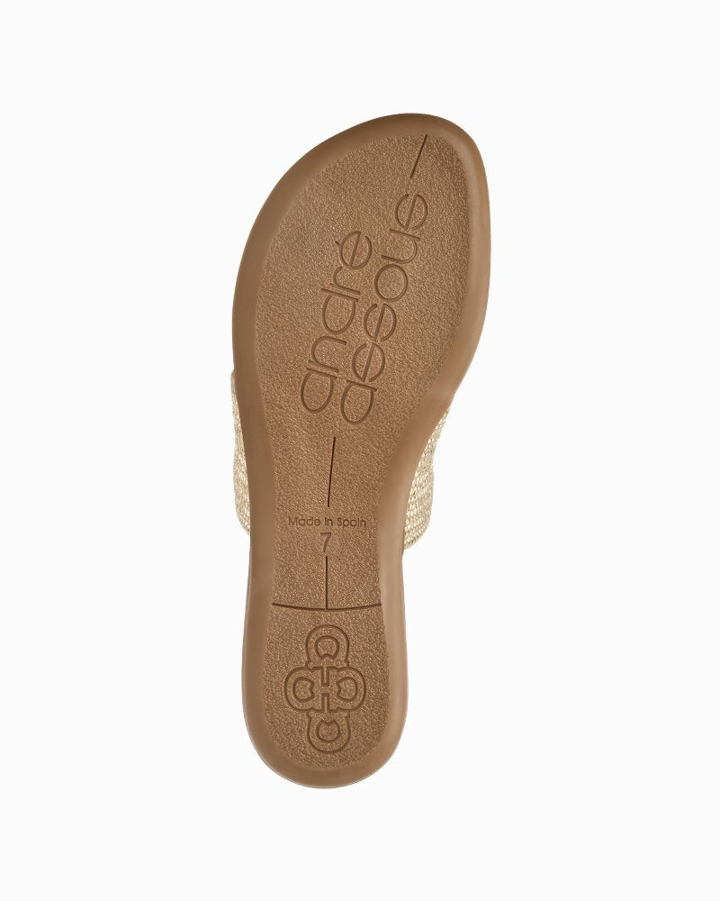 André Assous Nice Woven Featherweights Sandals - Platino