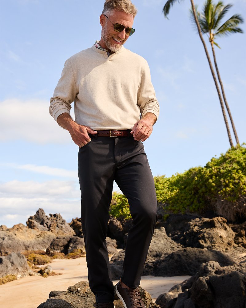 Big &amp; Tall IslandZone Performance 5-Pocket Pants - Black