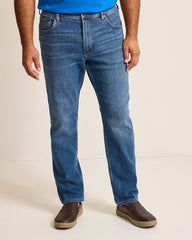 Big &amp; Tall Indigo Palms Jeans - Med Indigo Wash