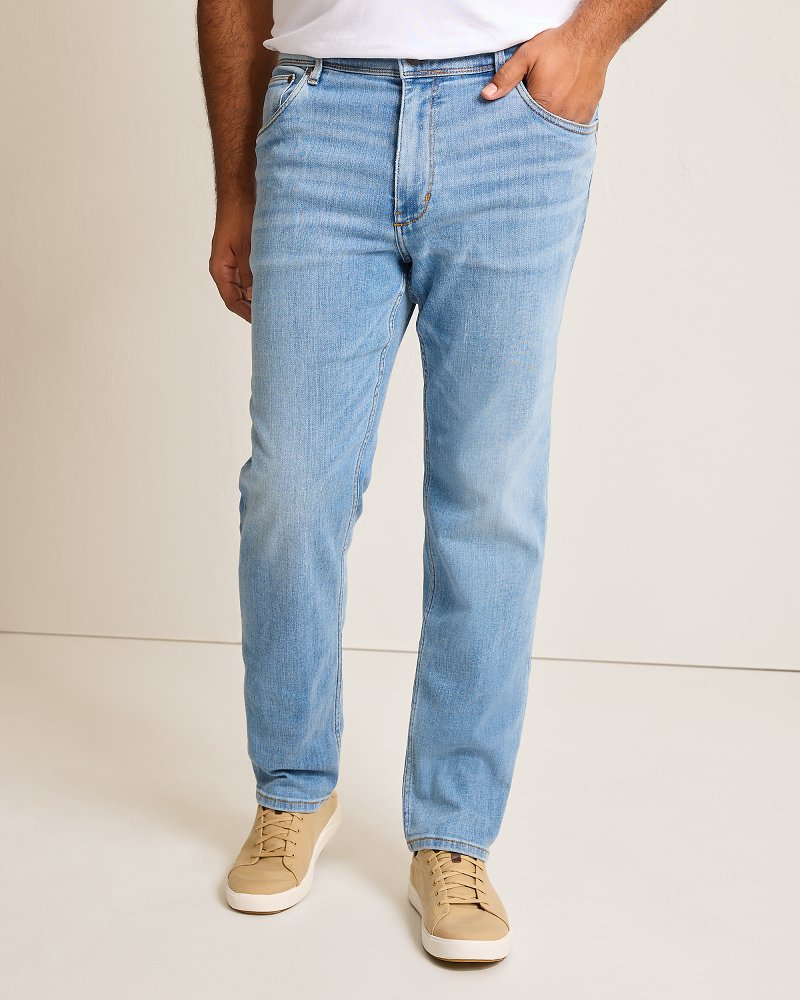Big &amp; Tall Indigo Palms Jeans - Light Indigo Wash
