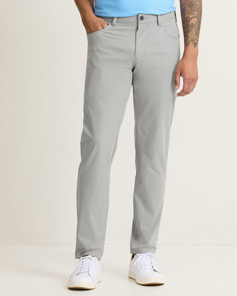 Big &amp; Tall Barbados Pro 5-Pocket IslandZone Pants - Bala Shark