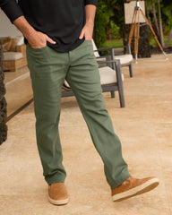Big &amp; Tall Boracay Traveler 5-Pocket Pants - Palm Moss